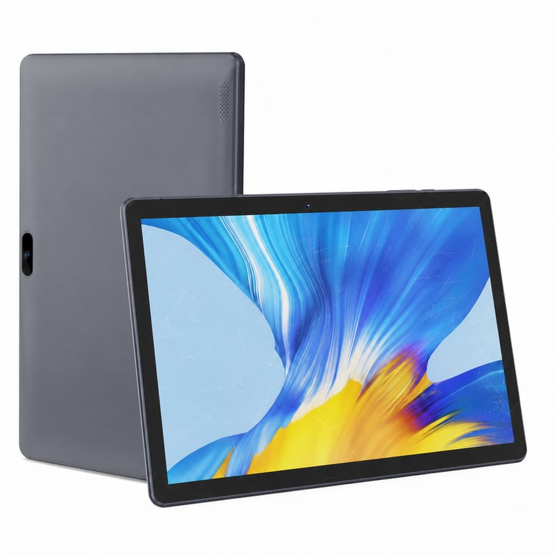 PRITOM 10-inčni Android 13 tablet, 4GB RAM, 64GB ROM, proširivo do 1024GB — Na zaslonu se nalaze sitne ogrebotine (stanje: vidi drugu sliku)