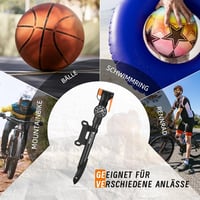 Westgirl Kompakt Kerékpárpumpa Nyomásmérővel, 120 PSI, Presta és Schrader Szelepekhez 6
