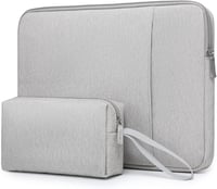 HYZUO 13 Hüvelykes Laptop Táska Szett MacBook Air/Pro, iPad Pro/Air, XPS 13, Surface Pro és 12-13" Tabletek Számára - Világosszürke 1