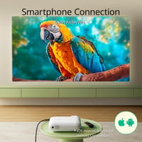 YOTON Y9 4K Projektor Netflix/Dolby Támogatással - 20000 Lumen Full HD 1080P Natív Felbontás, WiFi, Bluetooth 5.2, Otthoni Mozi, Telefon, TV 12