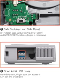 RETROFLAG PiStation Raspberry Pi 4 ház hűtőventilátor HDMI kábellel 11
