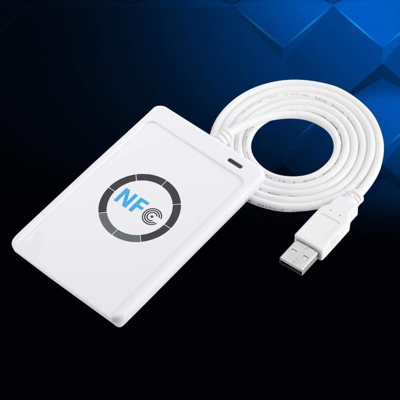 ACR122U NFC RFID olvasó/író készülék, fehér - ISO 14443A/B kompatibilis, ingyenes szoftverrel