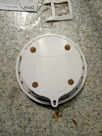 Bresser MyTime Fürdőszobai Falióra Hőmérővel és Páratartalom-mérővel, Fehér, 17 cm — 2 db tapadókorong hiányzik (állapot: lásd a 2. képet) 2