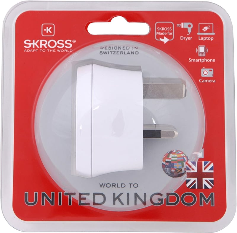 SKROSS® Univerzális UK Úti Adapter - Brit Szabványú Országokhoz