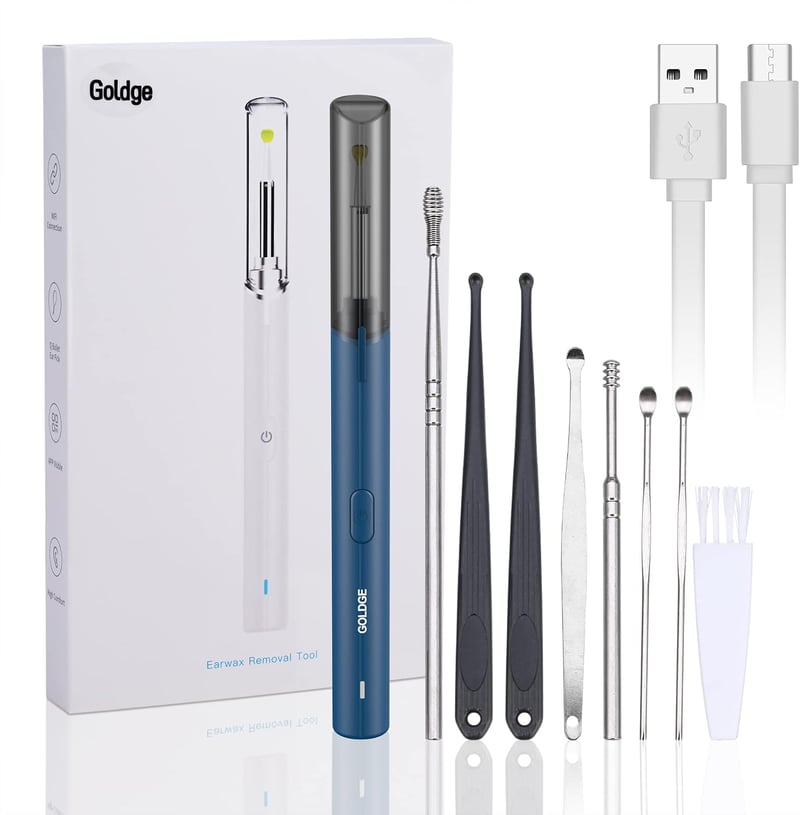 GOLDGE HD 1080P Fülzsír Eltávolító Endoszkóp - iPhone, Android Kompatibilis