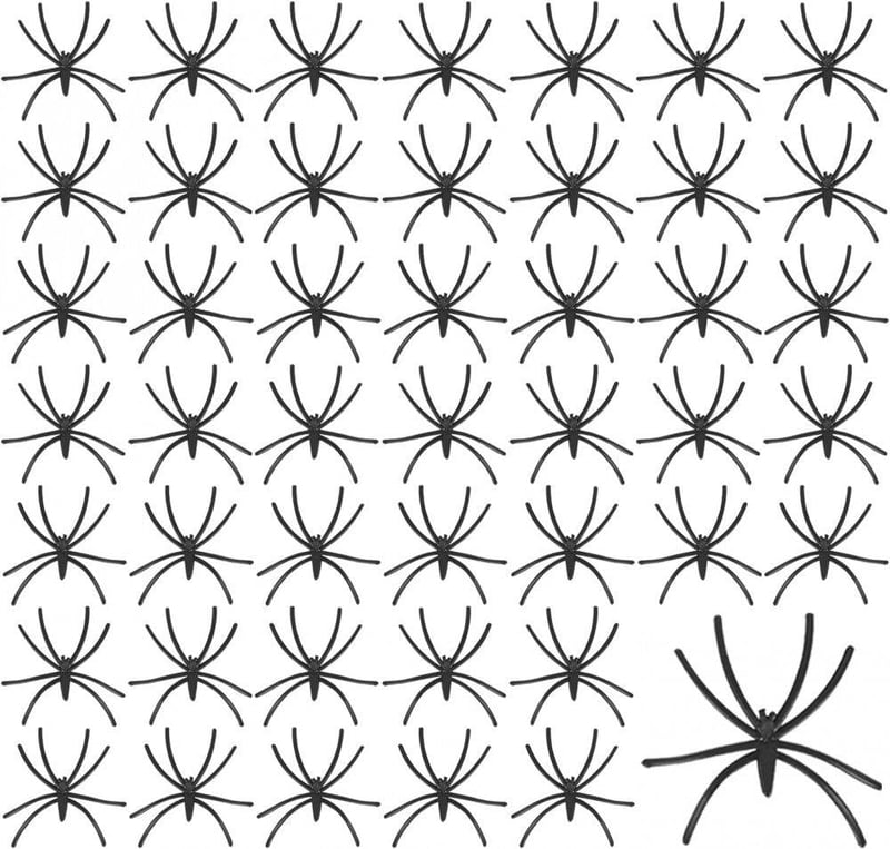 Ijesztő Halloween Pók Dekoráció Szett 60db - Otthoni, Kerti Kellék