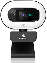 NexiGo StreamCam N930E Full HD webkamera gyűrűs fénnyel és lencsevédővel, autofókusszal 1