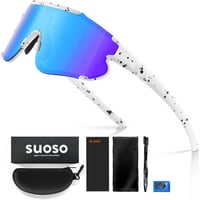 Suoso UV400 Polarizált Napszemüveg - Unisex Kerékpáros, Sí és MTB Szemüveg 1