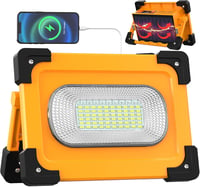 Stone Banks 80W Napelemes LED Munkalámpa 4 Üzemmóddal - 11000 mAh USB Akkumulátor, IP65 Vízálló, Mágneses, 5000 Lumen - Autószereléshez, Kem 1