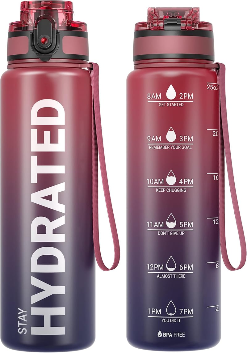 Sahara Sailor BPA-mentes 750ml-es sportkulacs - Szivárgásmentes, kerékpározáshoz, kempingezéshez