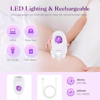 Philips 2 az 1-ben női epilátor és borotva LED fénnyel, arcra és lábra 8