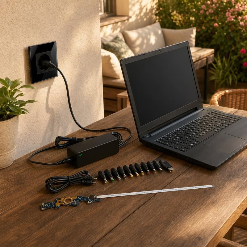 Komplet za napajanje: Dell DC konektor + 90W univerzalni punjač + 16A zidna utičnica