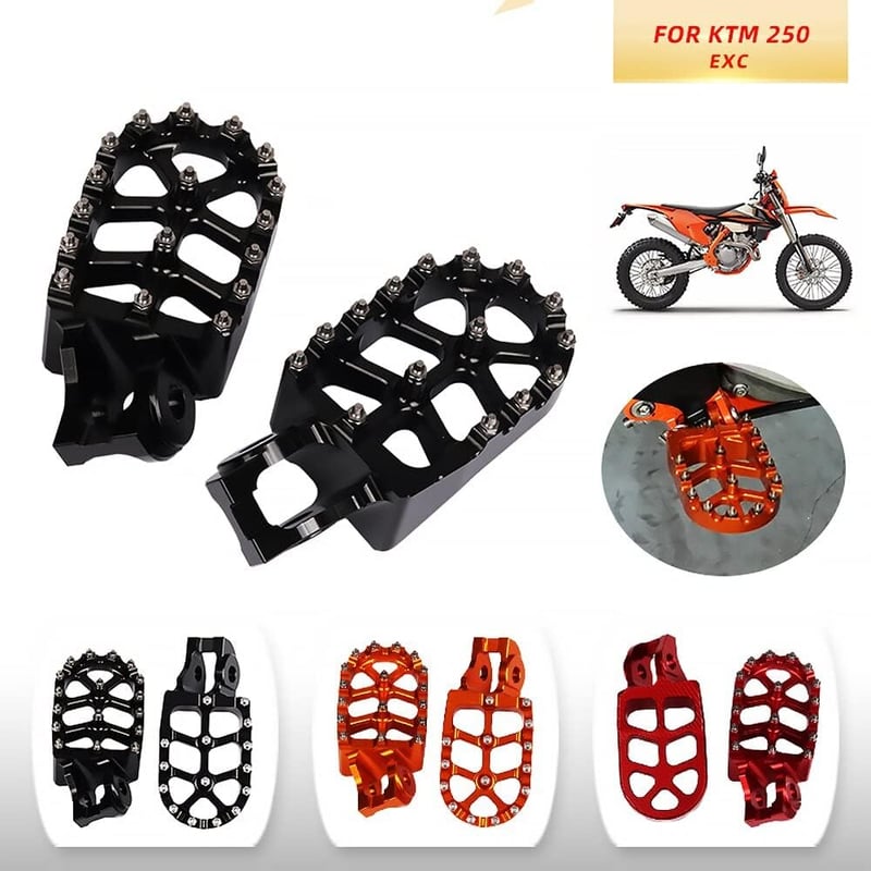 KTM lábtartó pedál - Narancssárga, több modellhez (SX, EXC, XC, SMC)