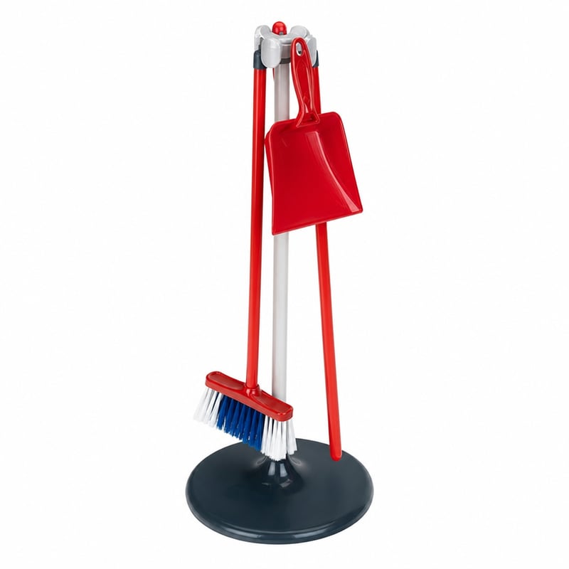 Set de curățenie pentru copii Theo Klein 6765 Vileda – Mătură și accesorii – Fără mop de jucărie (stare: vezi a 2-a imagine)