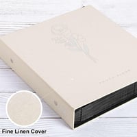 Lanpn Beige Vászon Fotóalbum 600 db 10x15 cm-es Képhez, Álló és Fekvő Formátumhoz 3