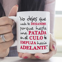Motivációs MUGFFINS Bögre Spanyol Felirattal - 350 ml Kerámia 2