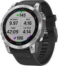 Garmin Fenix fekete szilikon óraszíj - strapabíró cserepánt 1