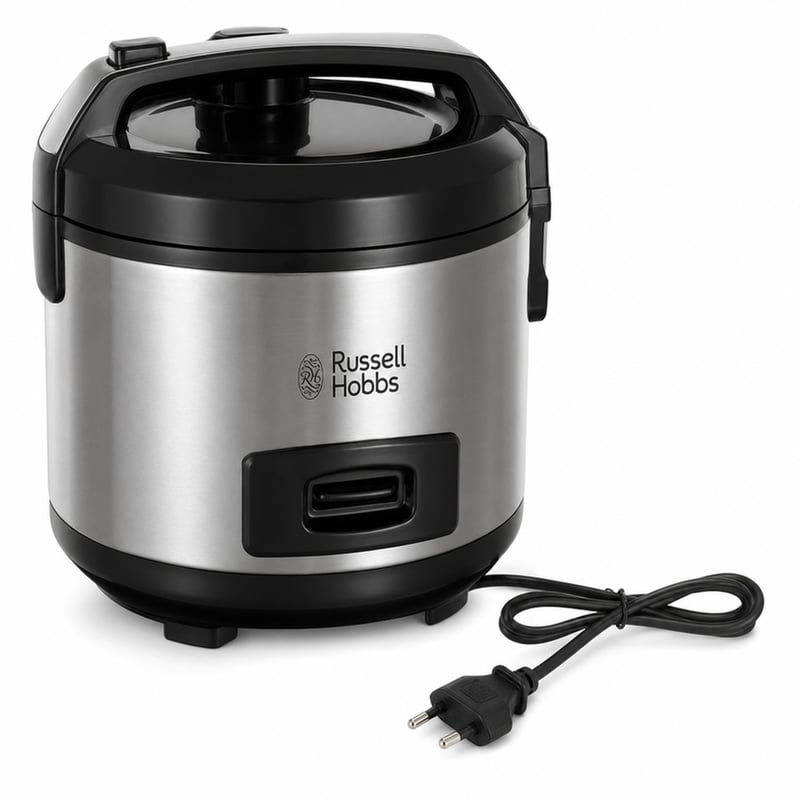 Aparat de gătit orez 2 în 1 Russell Hobbs Classic 27080-56 — defect, pentru piese: buton de pornire lipsă (stare: vezi a 2-a imagine)