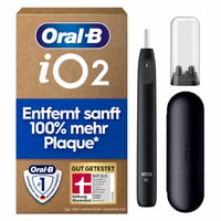 Oral-B iO Series 2 elektromos fogkefe fekete, utazótokkal, 3 tisztítási mód — Cserélhető fogkefefej nélkül (állapot: lásd a 2. képet) 1