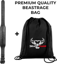 BEAST RAGE Bőr Súlyemelő Öv - 4" Párnázott Edzőtermi Derékszorító Testépítéshez, 10 Állítható Lyukkal, Fekete, S-es Méret 7