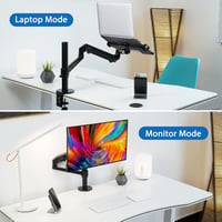 Viozon Monitor és Laptop Tartó Gázrugós Kar 17-32" Asztali Állvány - black 2