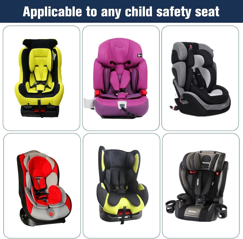 Univerzális ISOFIX Gyerekülés Rögzítő Konzol – JHKLS Autós Biztonsági Készlet, Acél Üléscsatlakozó Személyautókhoz, SUV-okhoz, MPV-khez – 321×144×70/80 mm