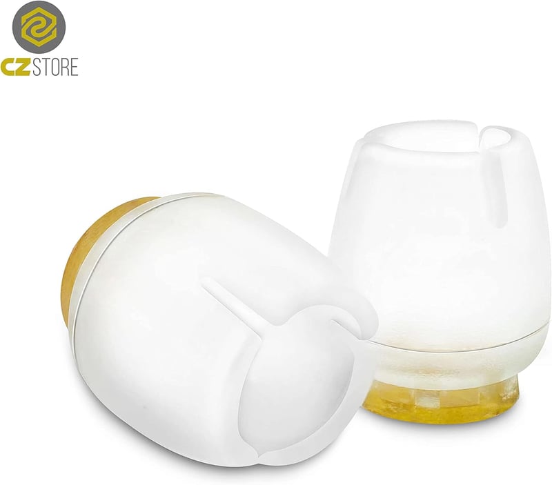 CZ Store® Filc Székláb Védő 40db - 12-16mm Szilikon Bútorvédő Párna Karcolásálló Széktalp Parkettához és Kényes Padlóhoz - Tartós Bútorláb V