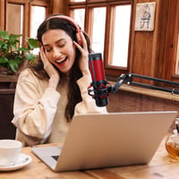 HyperX QuadCast S mikrofon állvány adapter - Professzionális boom kar rögzítő 7