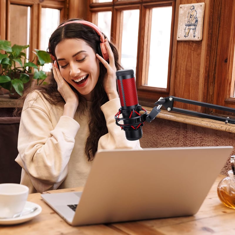 HyperX QuadCast S mikrofon állvány adapter - Professzionális boom kar rögzítő