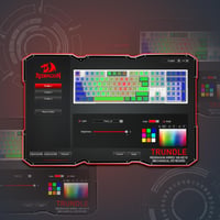 Redragon K668 RGB Mechanikus Gamer Billentyűzet 104 Gomb Piros Switch 7