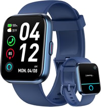 Fitpolo Okosóra Telefonhívás Funkcióval - 110+ Sportmód, 1.8" HD Érintőkijelző, Alexa, Pulzusmérő, Alvásfigyelő, IP68 Vízálló Fitness Tracke 1