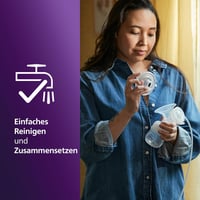 Philips Avent elektromos dupla mellszívó - Hordozható anyatej fejő 5 tárolózacskóval, 2 cumisüveggel, BPA-mentes (SCF398/31) 3