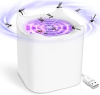 Elektromos USB rovarcsapda LED fénnyel - Szúnyog- és muslicairtó lámpa bel- és kültérre 8