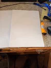 Ofituria Hab Tábla Fehér A3 29,7x42 cm 5 mm vastag 2 db hab lap kézművességhez és — gyűrődés mindkét terméken (állapot: lásd a 2. képet) 3