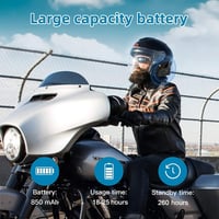 EJEAS V6 Motoros Bluetooth Headset - 1200m Hatótávolság, 6 Motoros Kommunikáció, DSP Zajszűrés, Vízálló Sisakbeszélő Rendszer 3