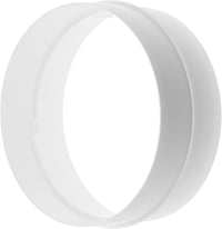 Vent Systems Ø150mm Kerek Csőcsatlakozó Szett - 2 db Műanyag Összekötő Elem Egyenes és Flexibilis Csövekhez, Szellőztető Rendszerekhez, Fehé 8