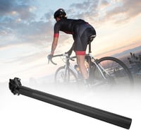 Állítható alumínium MTB nyeregcső 31,6x400mm - Fekete, rugós 9