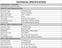 SZBOX ST-5155 Satfinder DVB-S2/S/T2/T/C Műholdkereső Készülék H.264/265/HEVC Képmegjelenítéssel, Unicable/Scr/Dcss Támogatással 7