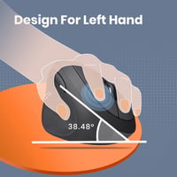 Perixx Perimice-719L Balkezes Ergonomikus Vezeték Nélküli Függőleges Egér Laptophoz 2