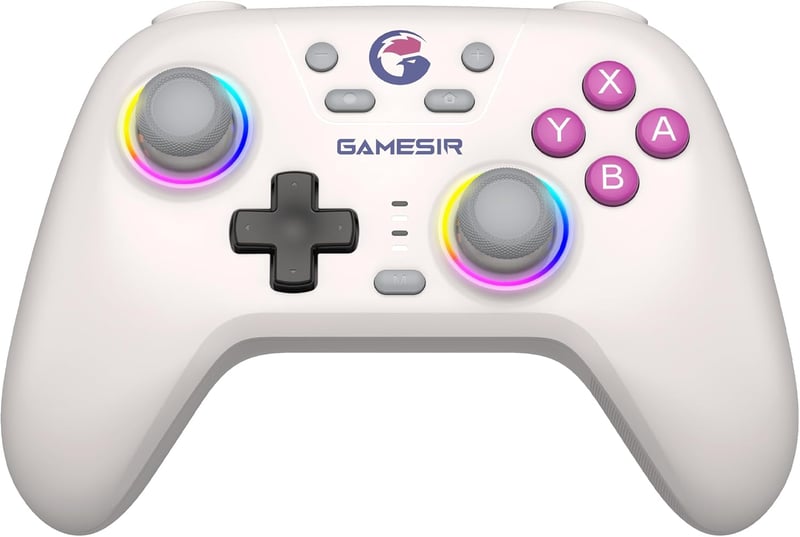 GameSir Nova Vezeték Nélküli Pro Kontroller Switch/Lite/OLED-hez, Hall Effect Joystickkel, RGB LED, Turbo, Programozható, Mozgásérzékelő, Fe