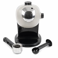 Pákový espresso kávovar De'Longhi s ručným napeňovačom mlieka, čierno-strieborný, kompatibilný s ESE podmi a mletou kávou – používaný 1
