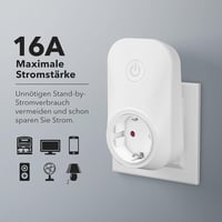 HBN Vezeték Nélküli Távirányítható Konnektor Szett - 3 Aljzat + Távirányító, 3680W, 30m Hatótáv, Öntanuló Funkció, Beltéri Használatra 3