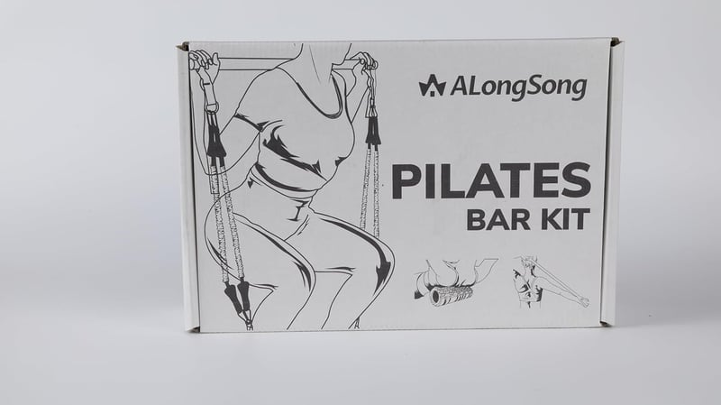 ALongSong Pilates rúd ellenállásos szalagokkal 140LBS erősítő edzéshez