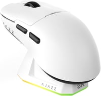 AJAZZ AJ159PRO Gaming Egér PAW3395 Szenzorral, Mágneses Töltővel, Vezeték Nélküli, Ergonomikus, 26K DPI, 8K Válaszidő, 400 mAh Akkumulátor,  1