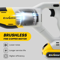 ENVENTOR 20V Akkus Orrfűrész Készlet 2x2000mAh Akkumulátorral, 3000 RPM Változtatható Sebesség, 5 Fűrészlappal, Fa/Fém/Alumínium Vágáshoz, G 3