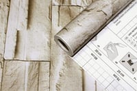 myforHD Öntapadós Vintage Téglamintás Tapéta - Bézs Kőmintás Dekoráció Falra, Bútorra, Ajtóra - Vízálló PVC Falmatrica (45 x 300 cm) 7