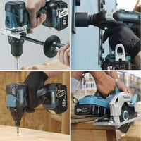 AKKOPOWER 18V 5000mAh Akkumulátor LED Kijelzővel - Makita Kompatibilis 2db 5