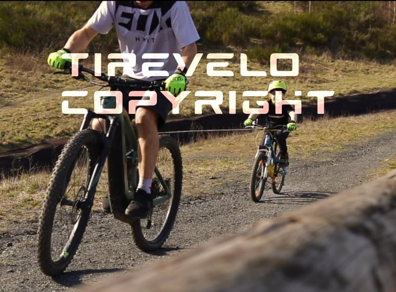 TIRE-VELO Gyermekkerékpár Vontató Rendszer - Alumínium Váz, Többszínű, Könnyű 280g, Tartós Bicikli Húzó Szerkezet Gyerekeknek