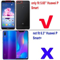 Huawei P Smart / Enjoy 7S Vörös Tok Forgatható Gyűrűvel 2