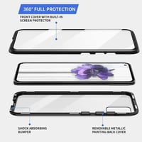 Nothing Phone 2 Mágneses Tok - 360°-os Védelem, Zöld Alumínium Keret 6